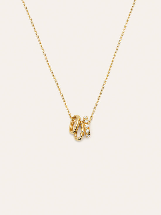 Collar Family Baño Oro