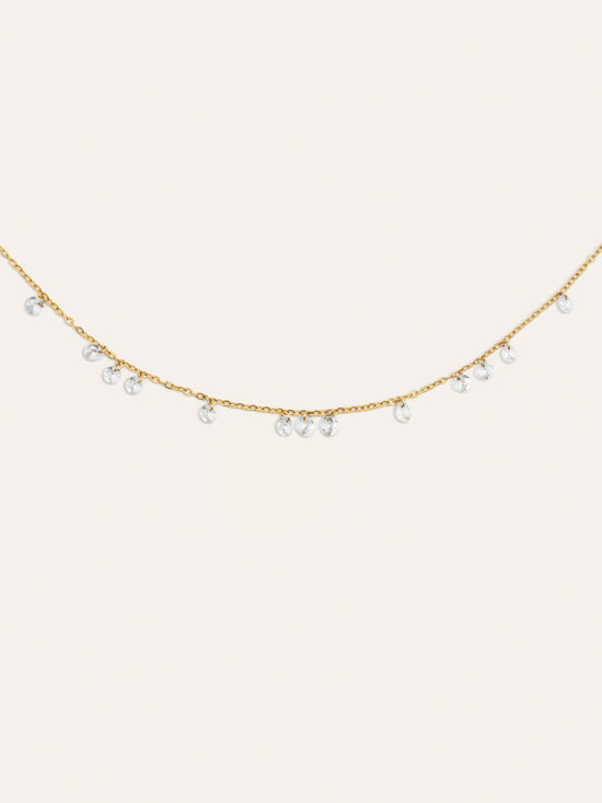 Collar Starlight Acero Baño Oro